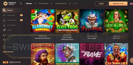 Spiele im National casino online 