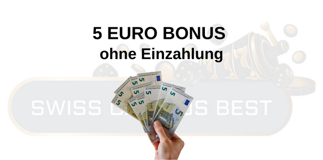 Casino-Bonus und 5 Euro ohne Einzahlung