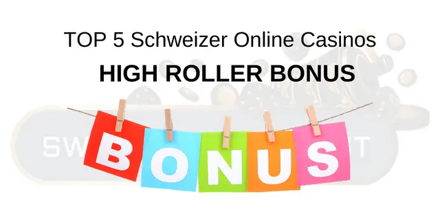 Die 5 besten High Roller in Schweizer Online-Casinos